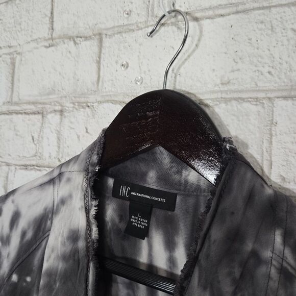 INC tye dye full zip lightweight jacket - Picture 6 of 13